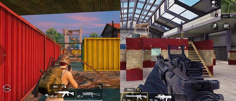 Сравнение PUBG Mobile и Call of Duty Mobile