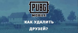 Как удалить друзей в PUBG Mobile